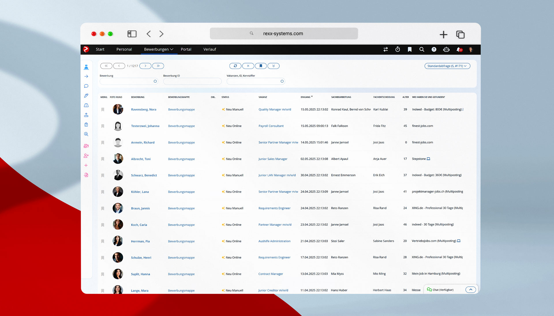 screenshot of Rexx Systems
